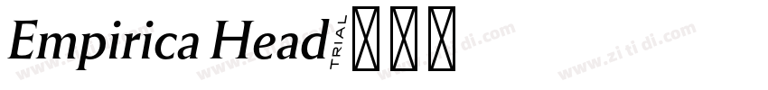 Empirica Head字体转换